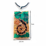 Pendentif Orgonite de Protection contre les Ondes Électromagnétiques