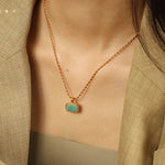 Pendentif en Amazonite - Calme & Harmonie