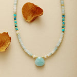 Collier Amazonite & Jaspe Shoushan - Résilience