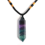 Pendentif en Fluorite Arc-en-Ciel - Purification Totale