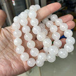 Bracelet en Calcédoine Blanche - Purification & Apaisement