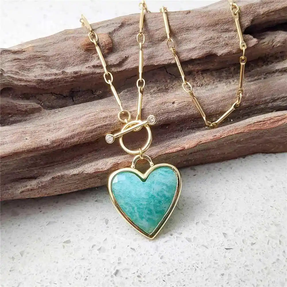 Pendentif en Amazonite - Sérénité & Harmonie