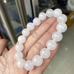 Bracelet en Calcédoine Blanche - Purification & Apaisement