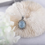 Pendentif en Aigue-Marine - Apaisement & Intuition