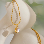 Pendentif en Pierre de Lune - Apaisement & Intuition