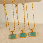 Pendentif en Amazonite - Calme & Harmonie