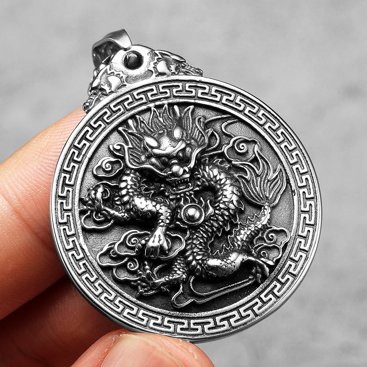 Amulette 'Mantra du Dragon' - Chance & Protection