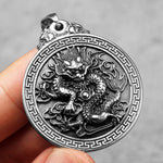 Amulette 'Mantra du Dragon' - Chance & Protection