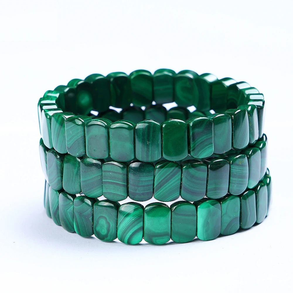 Bracelet en Malachite Naturelle - Réussite & Succès