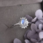 Bague en Pierre de Lune - Paix Intérieure & Intuition