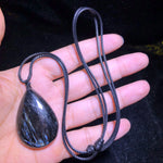 Pendentif en Arfvedsonite - Clairvoyance