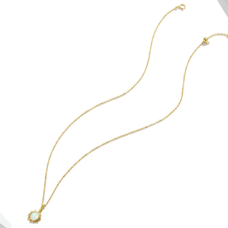 Pendentif en Opale de Feu - Purification Karmique