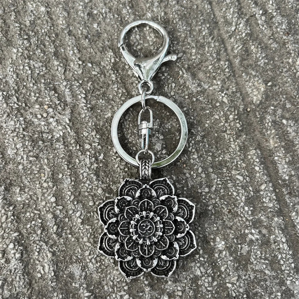 Porte-clés - Mandala d'Abondance