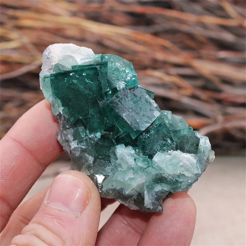 Amas de Fluorite Verte - Purification Totale