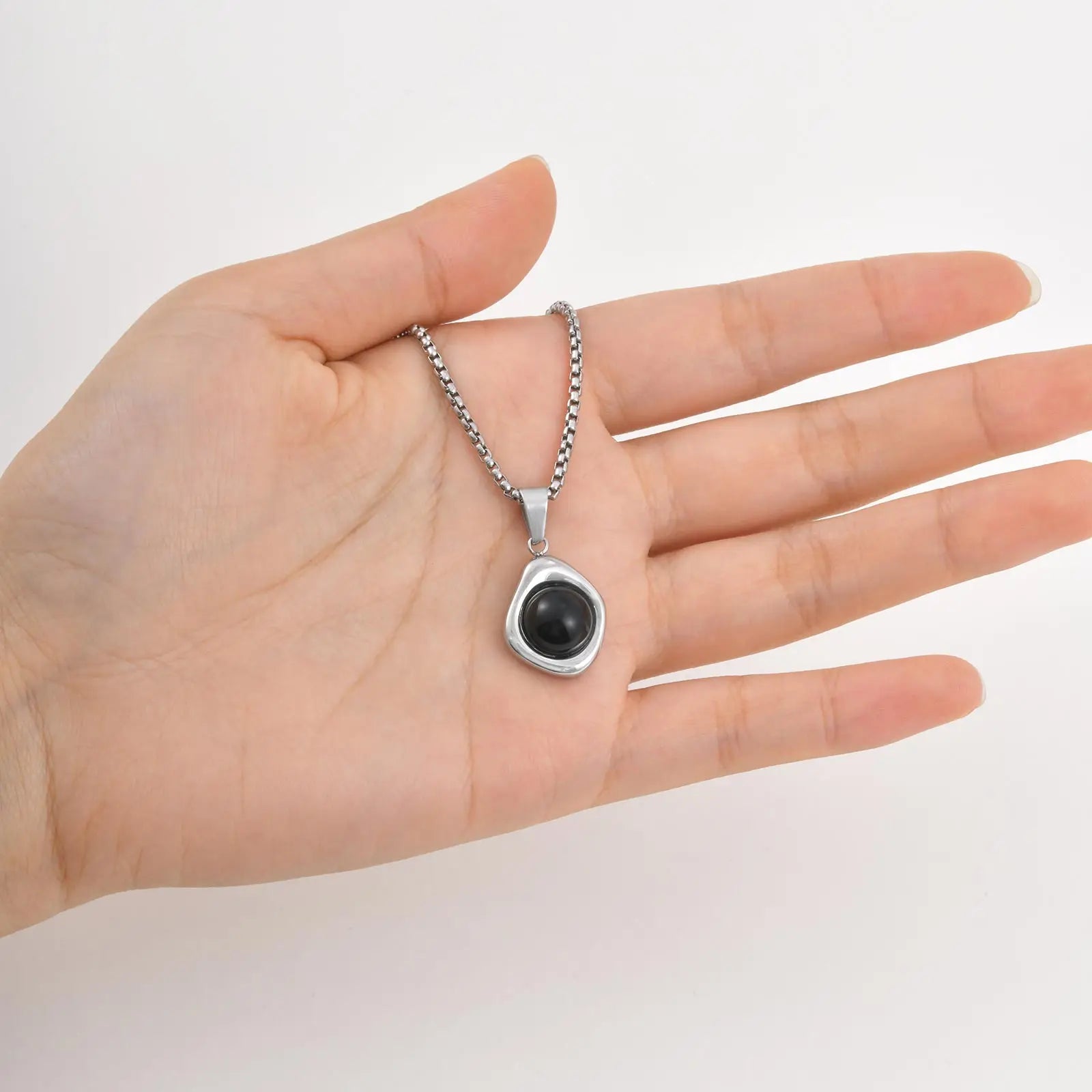 Pendentif en Tourmaline - Bloque les Ondes Électromagnétiques