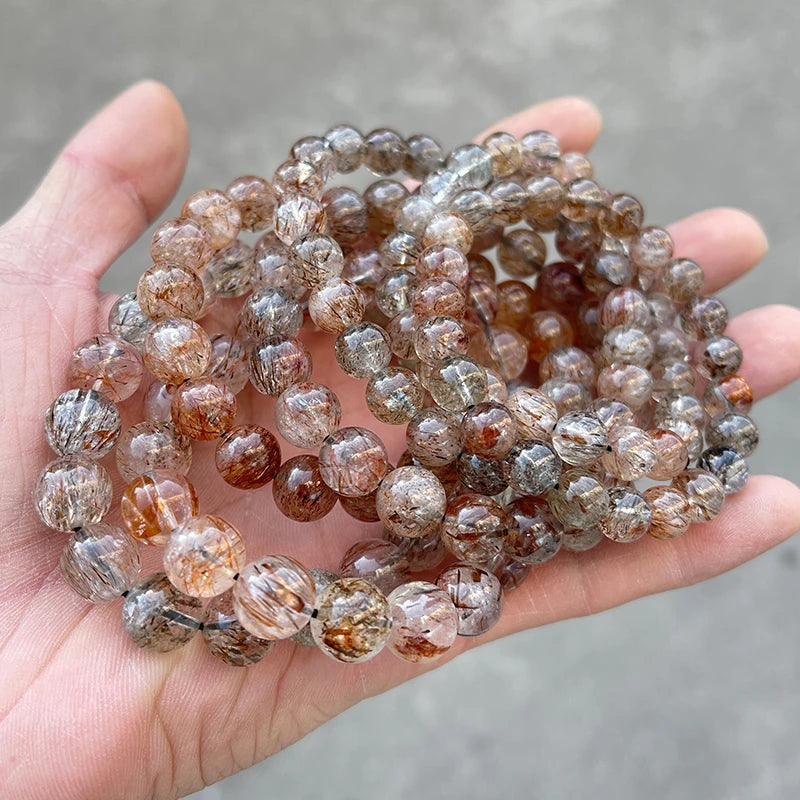 Bracelet en Quartz 'Super Seven' - Protection & Abondance
