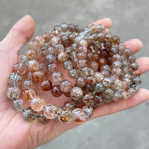 Bracelet en Quartz 'Super Seven' - Protection & Abondance