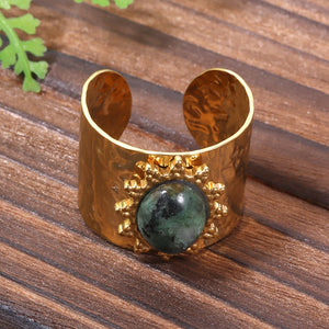 Bague de Purification Karmique - Turquoise Africaine