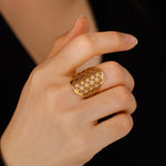 Bague 'Fleur De Vie' - Régénération & Protection
