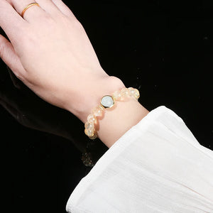 Bracelet d'Abondance en Citrine