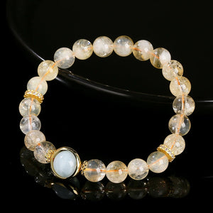 Bracelet d'Abondance en Citrine