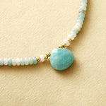 Collier Amazonite & Jaspe Shoushan - Résilience