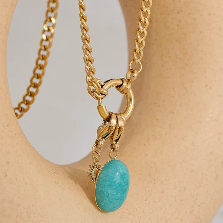 Pendentif en Amazonite - Apaisement & Harmonie