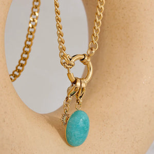 Pendentif en Amazonite - Apaisement & Harmonie