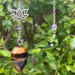 Pendule de Protection en Œil de Tigre