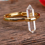 Bague 'Diamant d'Herkimer' - Purification Totale