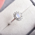 Bague en Pierre de Lune - Paix Intérieure & Intuition