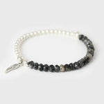 Bracelet 'Aile d'Ange' en Labradorite - Protection