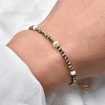 Bracelet 'Pyrite & Perles' - Régénération