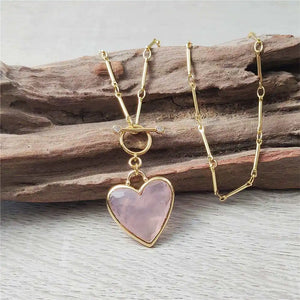 Cœur en Quartz Rose - Harmonie des Sentiments