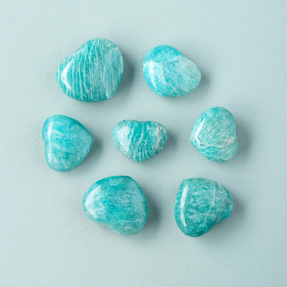 Cœur en Amazonite - Antistress
