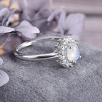 Bague en Pierre de Lune - Paix Intérieure & Intuition