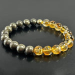 Bracelet Pyrite & Citrine - Vitalité & Prospérité