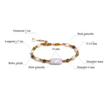 Bracelet en Rubis Zoïsite - Guérison du Karma Familial