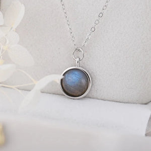 Pendentif en Labradorite - Protège les Hypersensibles