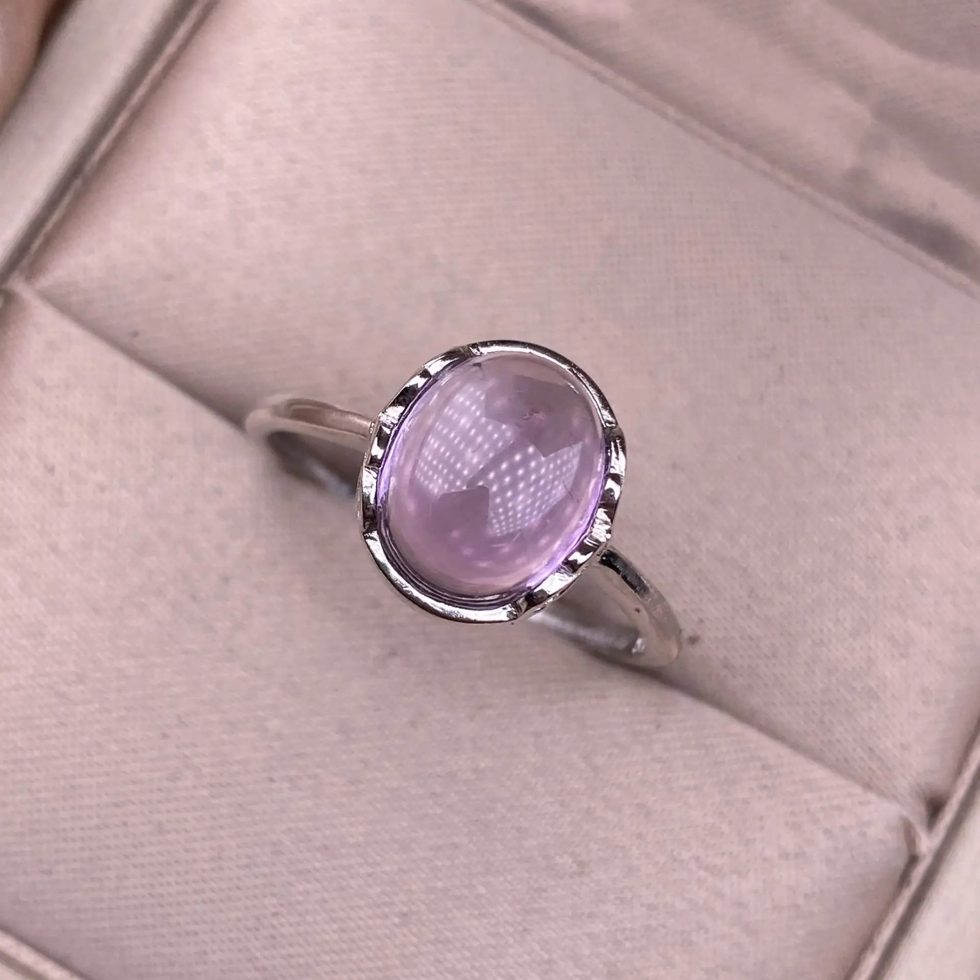 Bague en Argent & Améthyste - Éveil & Ascension