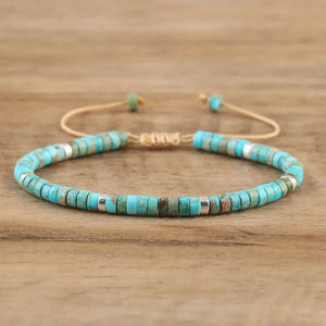 Bracelet en Jaspe Shoushan - Force Intérieure