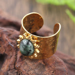 Bague de Purification Karmique - Turquoise Africaine