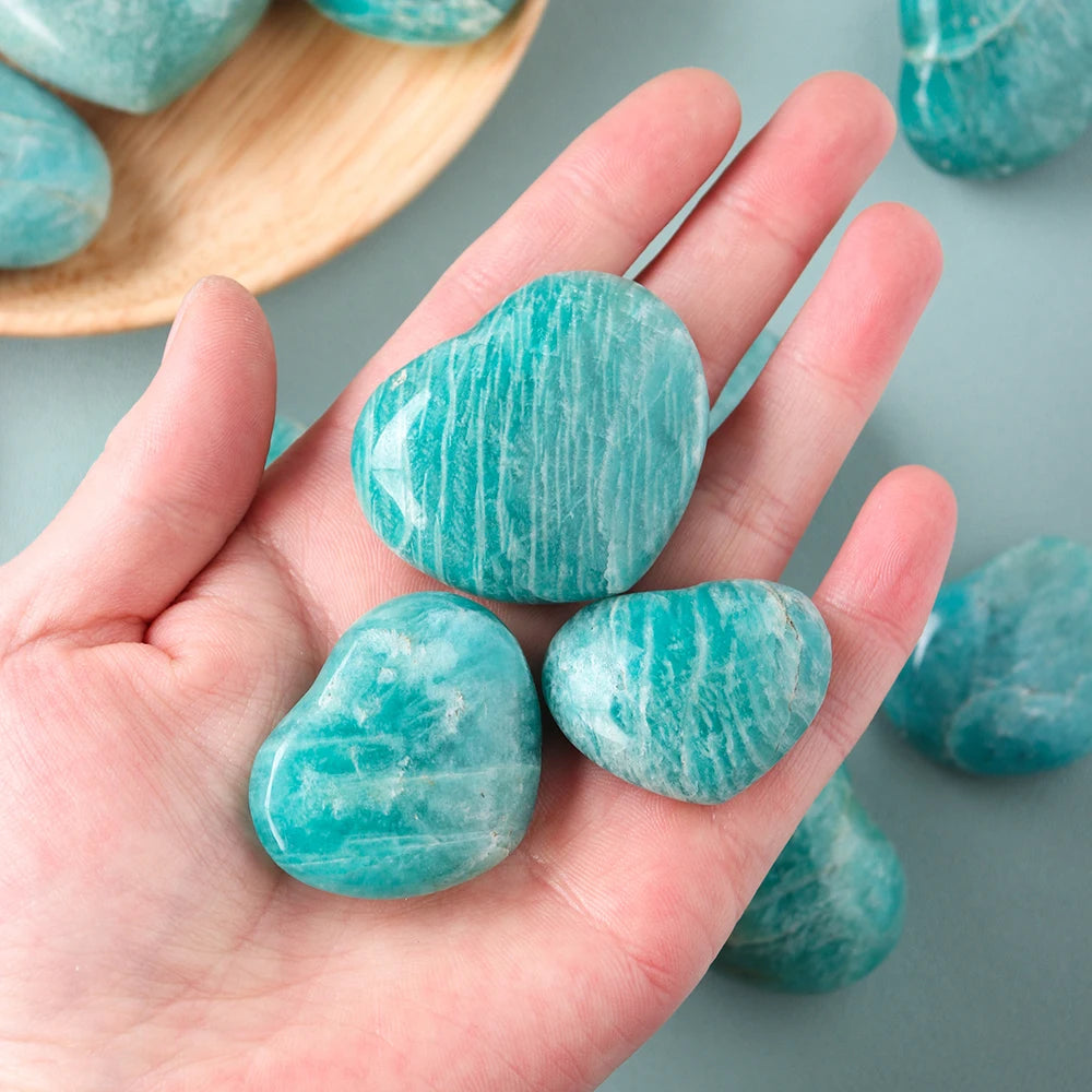 Cœur en Amazonite - Antistress