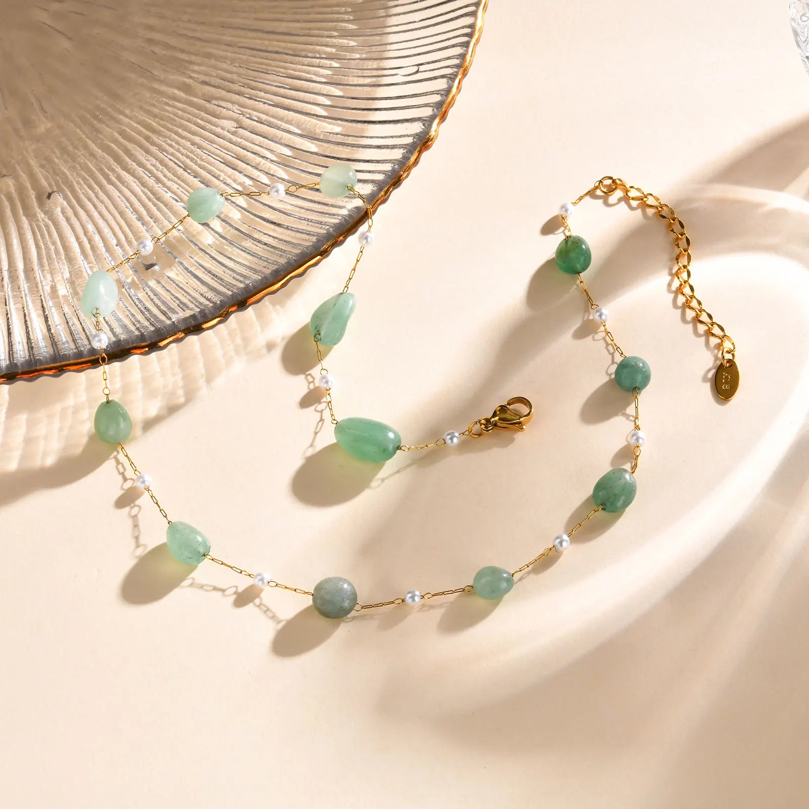 Collier en Aventurine - Attire Chance & Bonheur