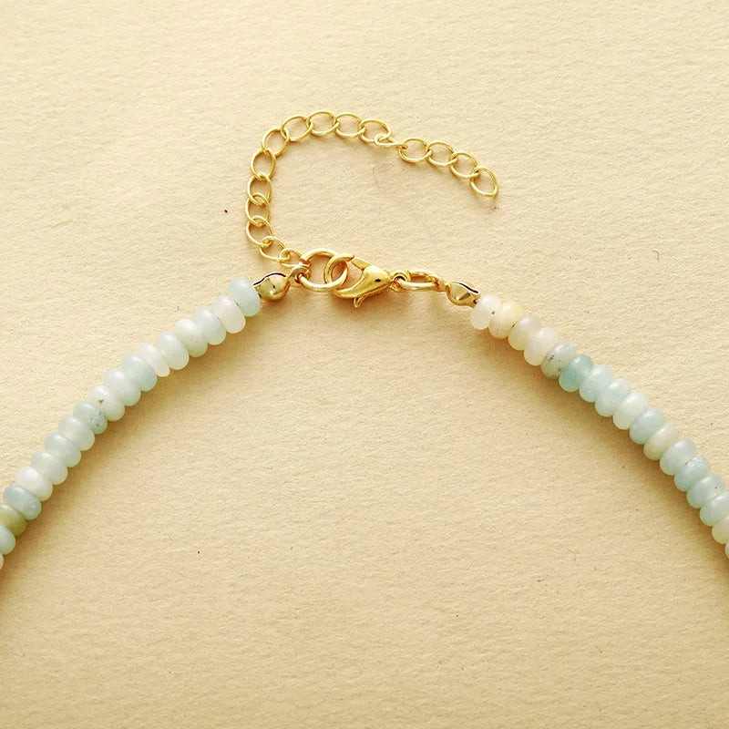 Collier Amazonite & Jaspe Shoushan - Résilience