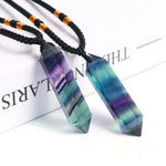 Pendentif en Fluorite Arc-en-Ciel - Purification Totale