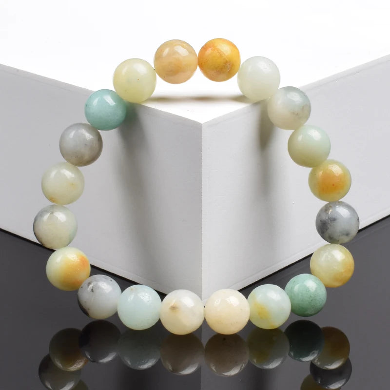 Bracelet en Amazonite Multicolore - Apaisement