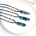 Pendentif en Fluorite Arc-en-Ciel - Purification Totale