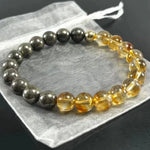 Bracelet Pyrite & Citrine - Vitalité & Prospérité