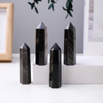 Baguette en Obsidienne Dorée - Protection & Abondance